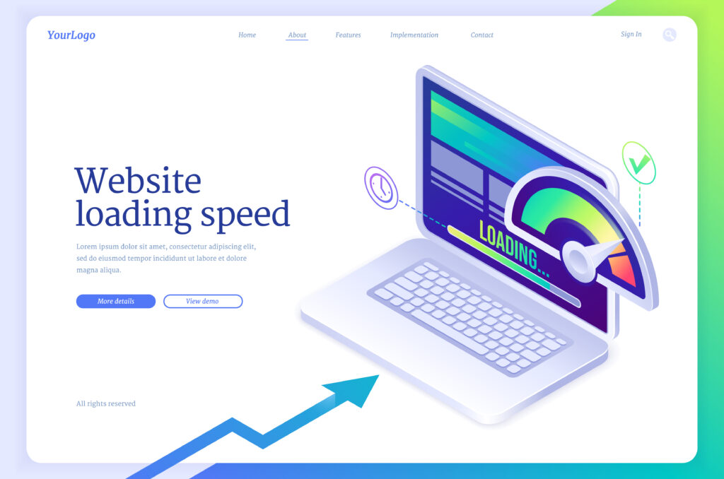 WordPress website speed optimization performance dashboard