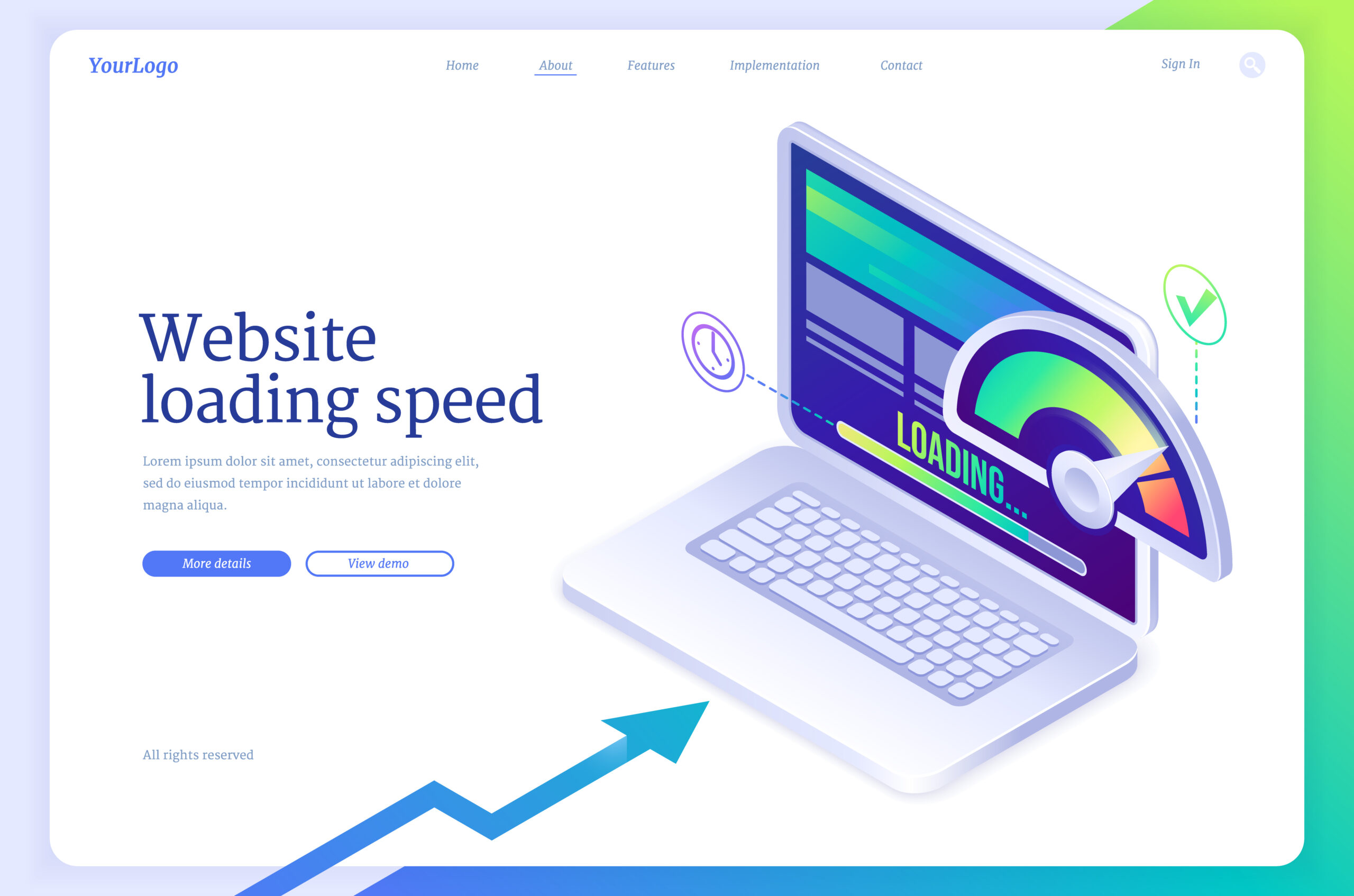 WordPress website speed optimization performance dashboard