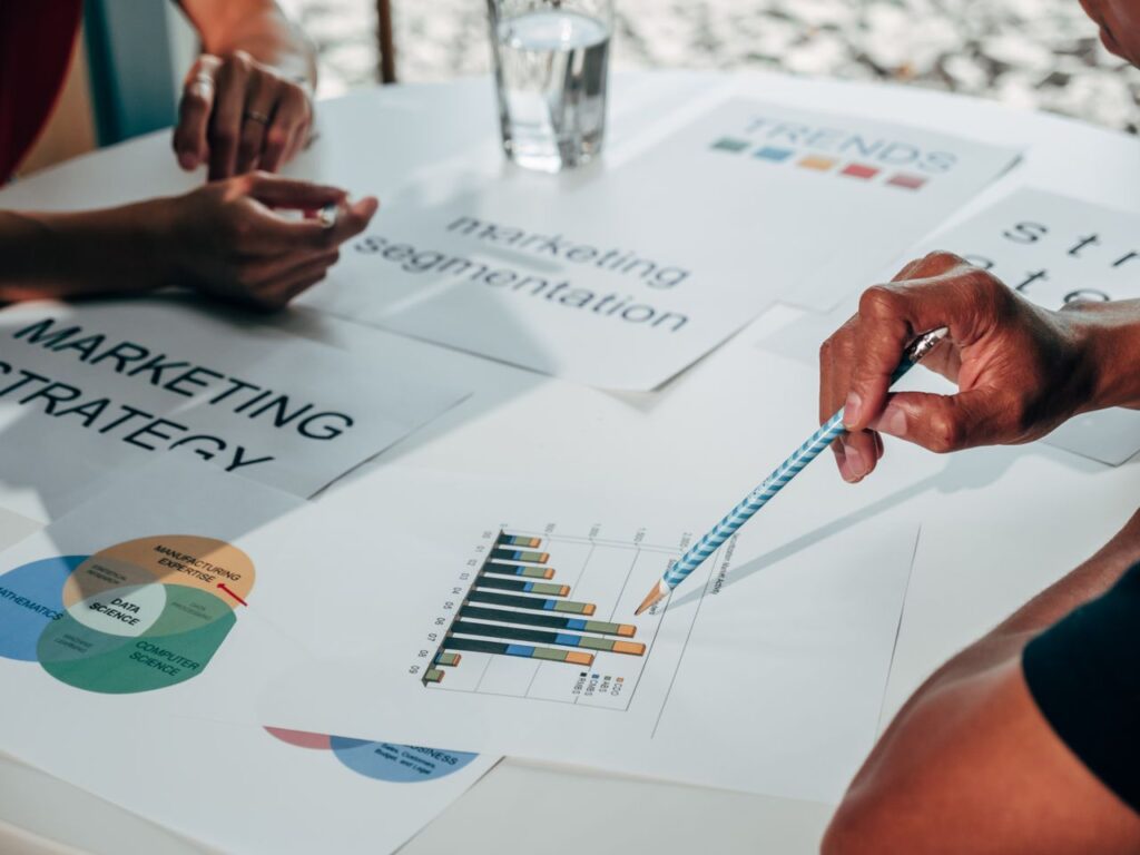 B2B content marketing strategy planning session